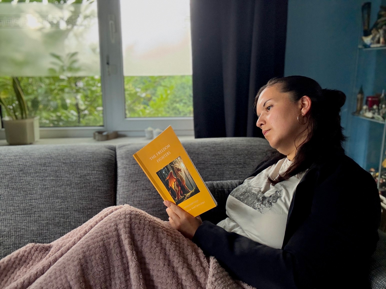 me reading freedom fighter