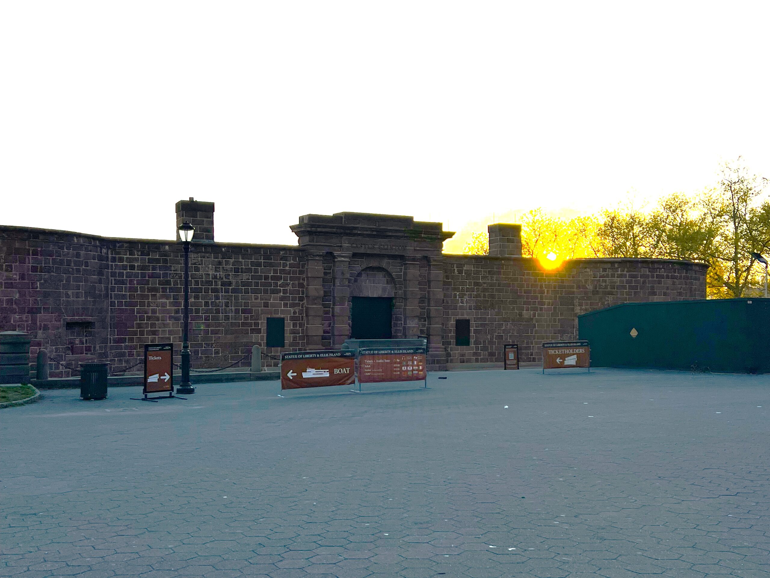 clinton castle at battery park