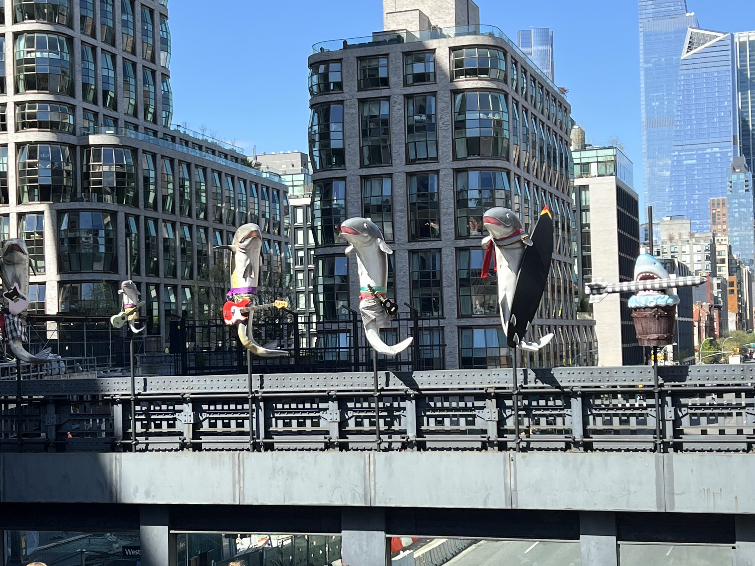 fishy art at the high line