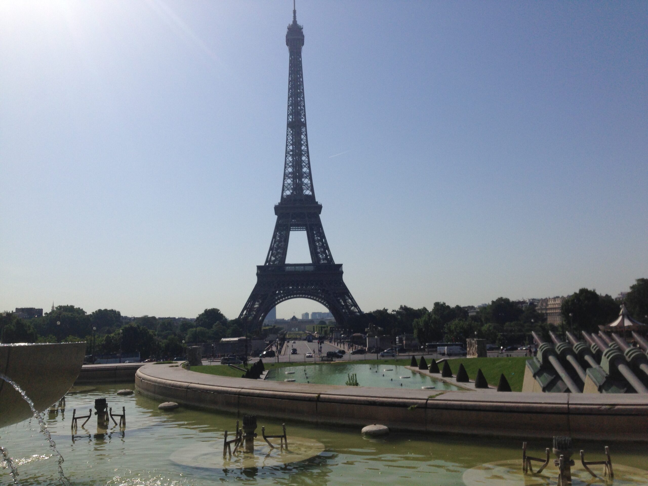 the eiffel tower as seen from trocadero
