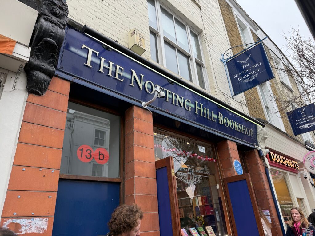 The bookshop from Notting Hill the movie