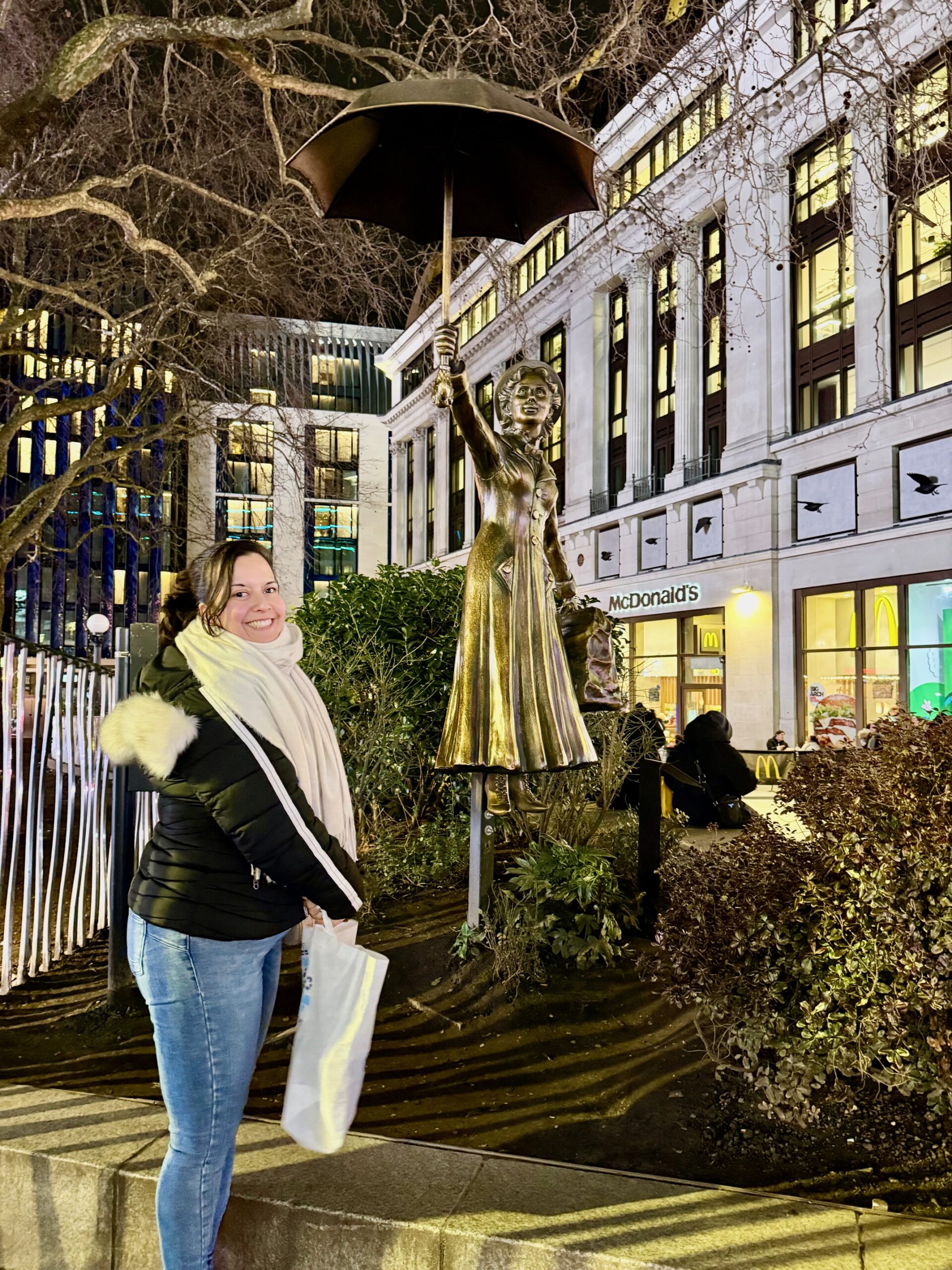 Me &Mary poppins at Leicester Square 