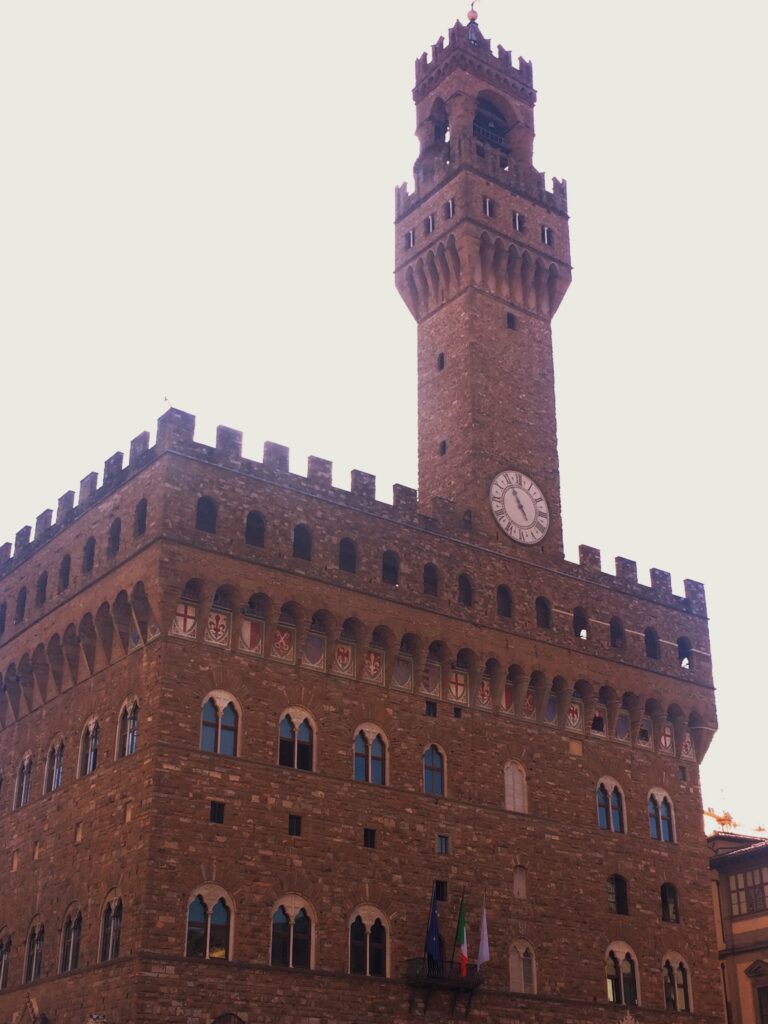 outside of the palazzo vecchio
