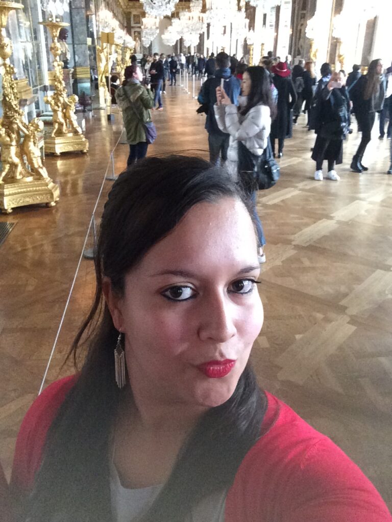 me at the palace of versailles