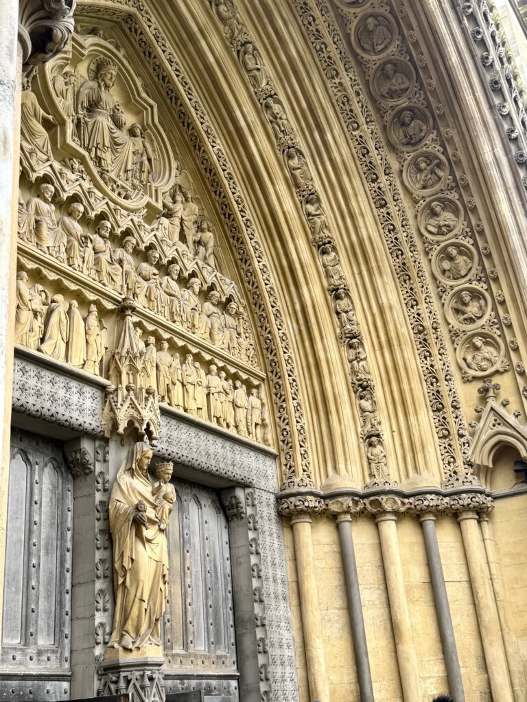 entrance to the cathedral