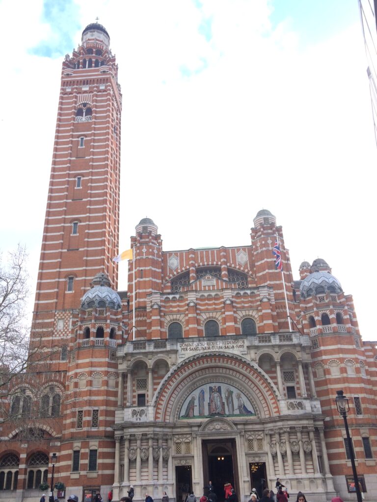 exterior of westminster cathedral