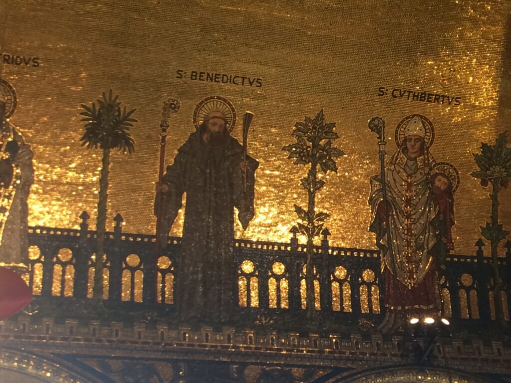 goldn mosaic in westminster cathedral