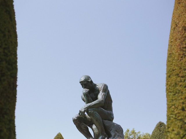 the thinker by rodin