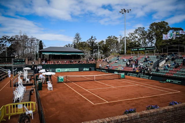 one of the courts at roland garros