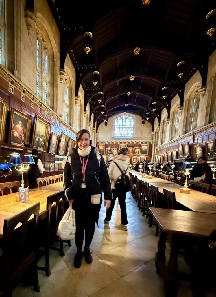 Me at the great hall of Hogwarts.. I mean Oxford University