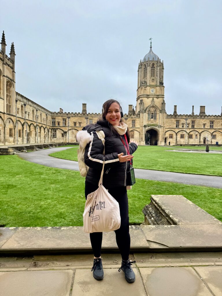Me at Christ Church college Oxford