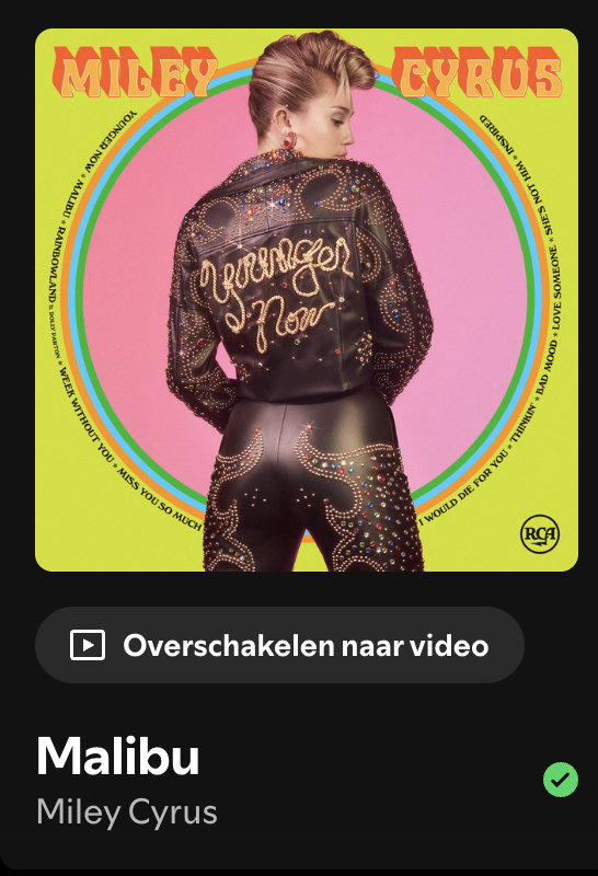 malibu miley cyrus spotify