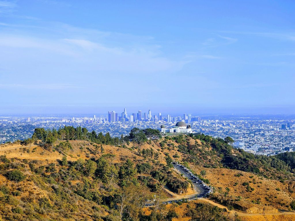 view from griffith observatory