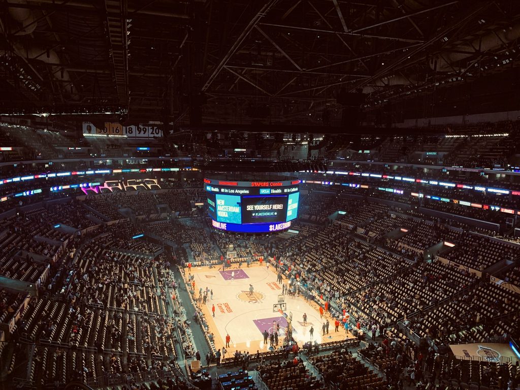 LA Lakers playing